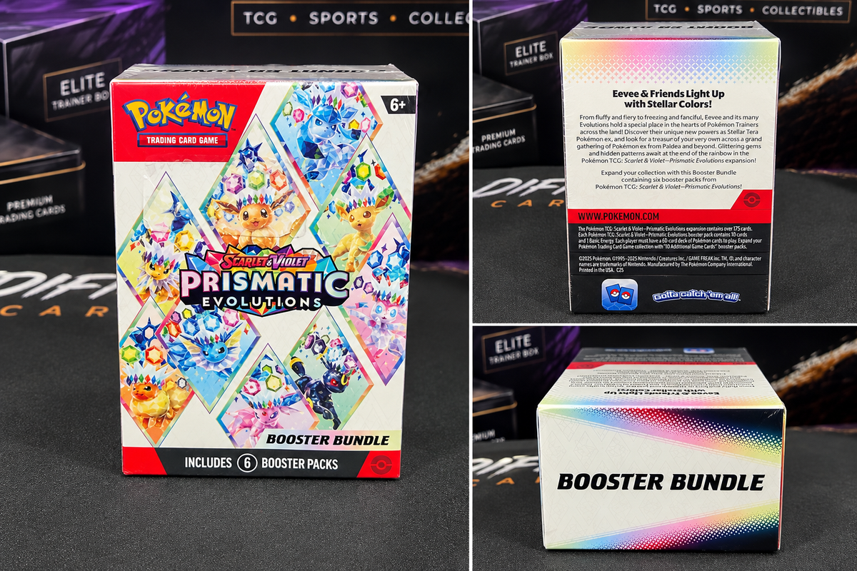 Pokémon TCG Scarlet & Violet Prismatic Evolutions Booster Bundle – 6 Packs – Factory Sealed
